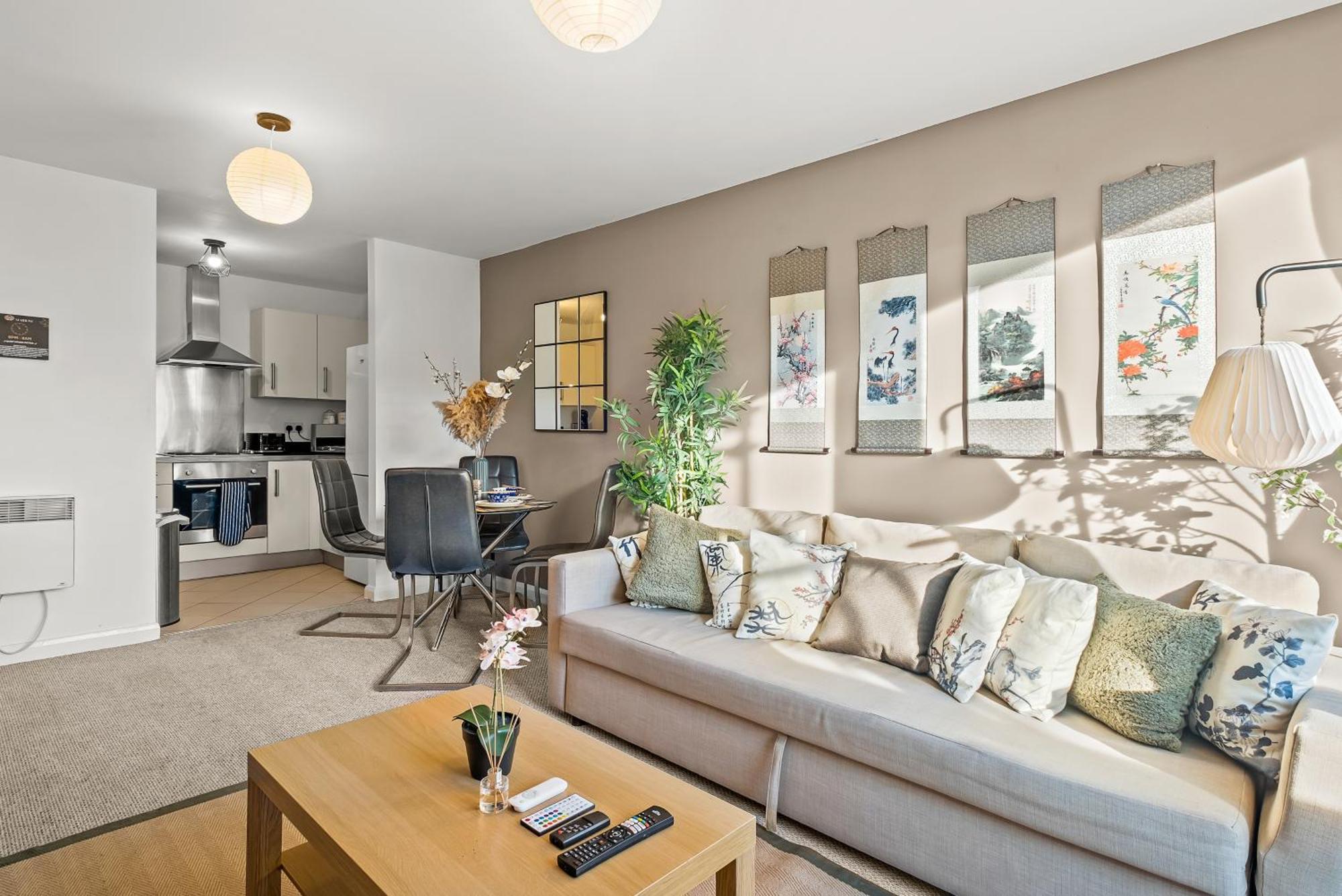 Apartment Pan Asian With Free Park - 28 Night *